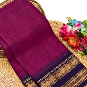 Temple Border Kanjeevaram Saree